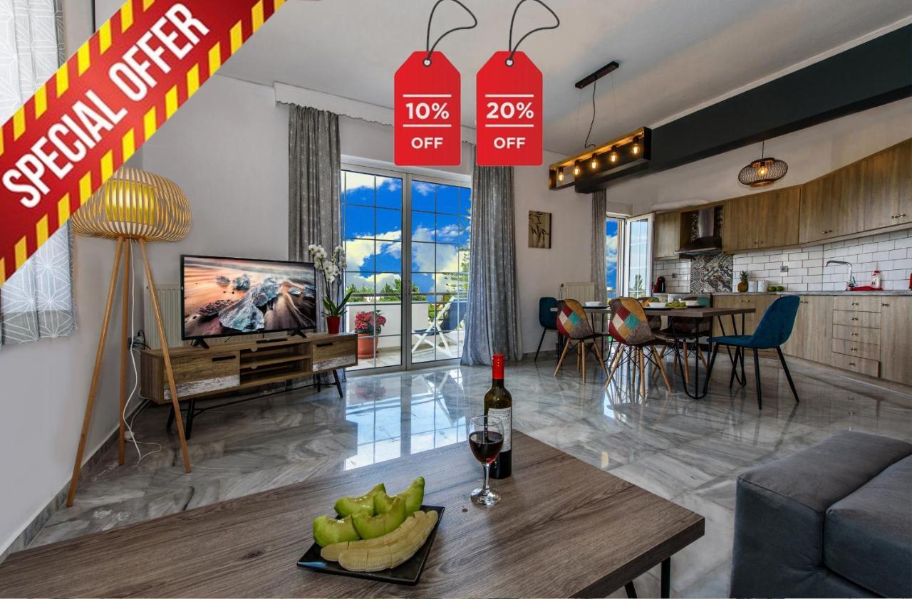 Platanias Villa Spyros Exteriér fotografie